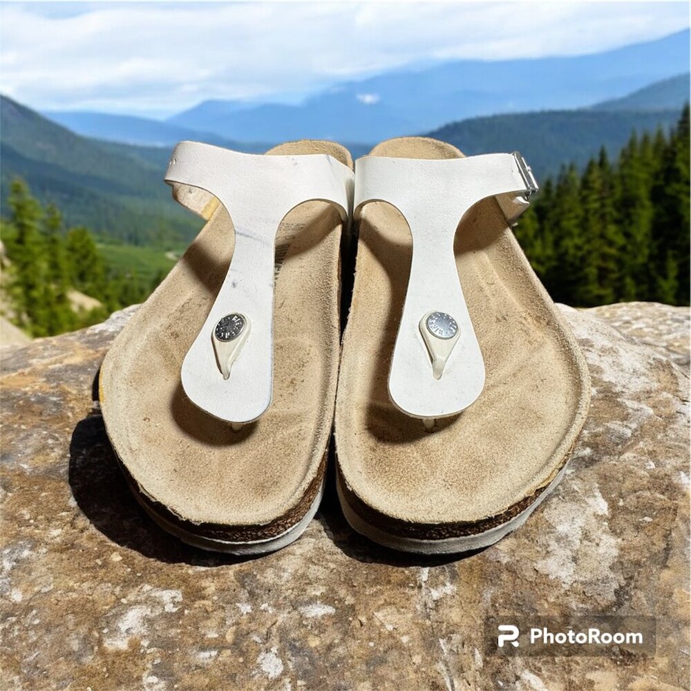 Birkenstock EUR 40 white sandal slipper